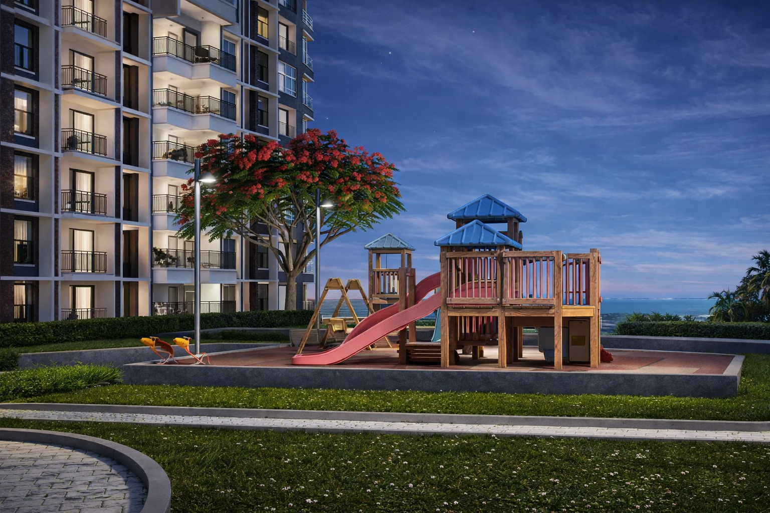 Kids play area at Marina One